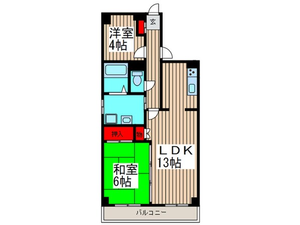 カサグランデ大宮の物件間取画像